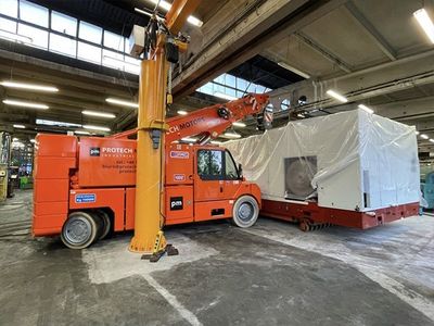 Umsiedlung einer Schraubenbearbeitungsmaschine in Żywiec